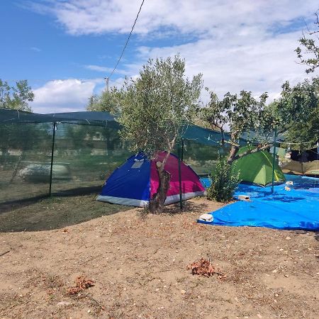 Aree Tende Presso La Casa In Campagna Di Ottavia Hotel Alezio Bagian luar foto