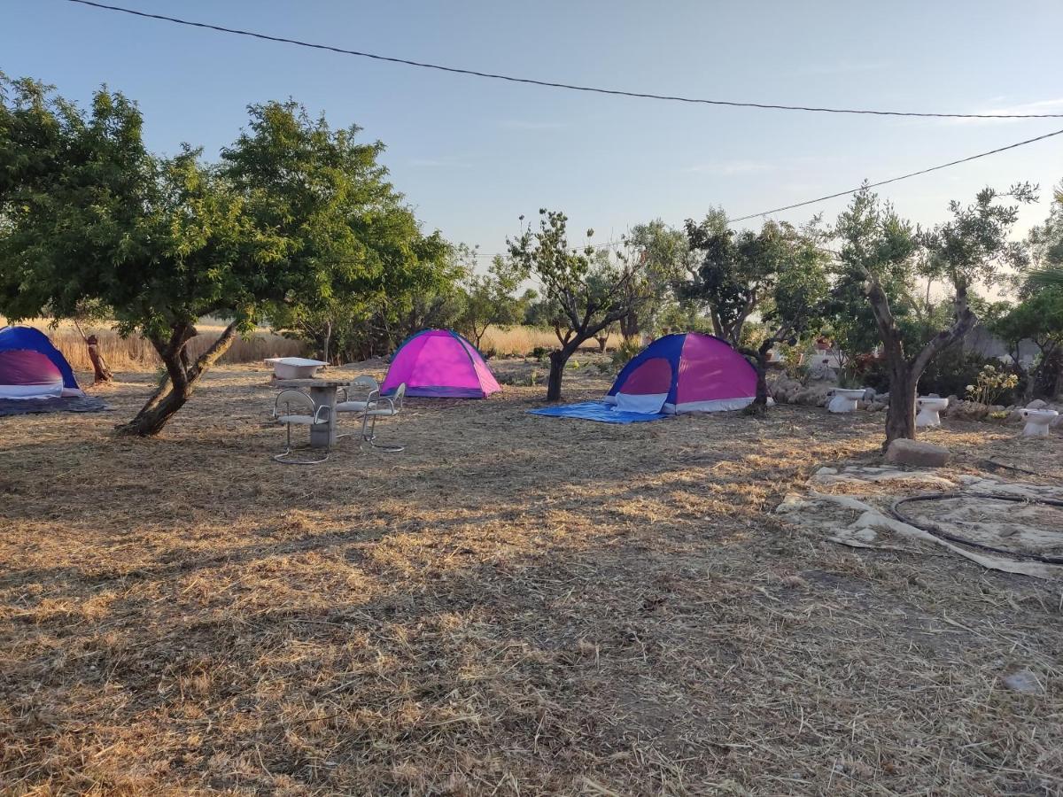 Aree Tende Presso La Casa In Campagna Di Ottavia Hotel Alezio Bagian luar foto
